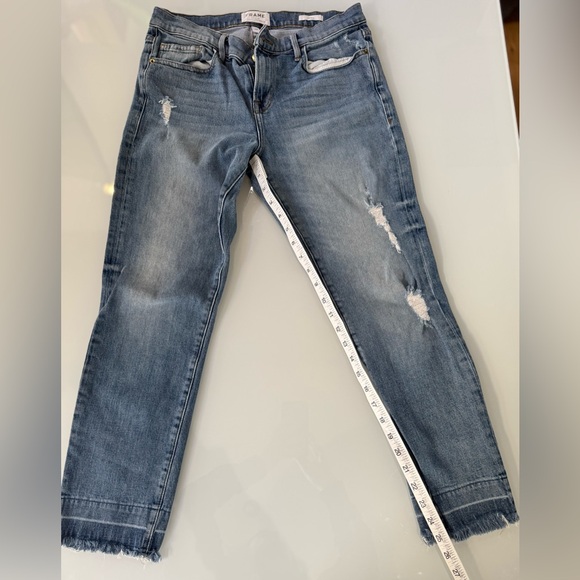 FRAME Le Boy Distressed Jeans – Size 29 - Picture 5 of 6